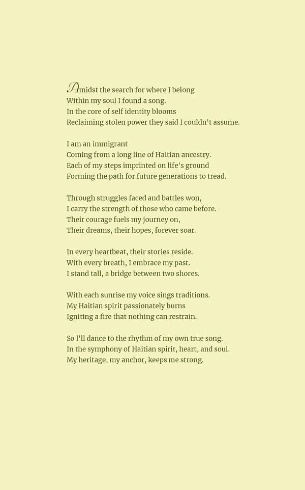 Haitian Views Through the Glass House: A Poetry Collection